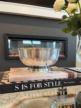 Wallace Silver Plate 8 inches Decorative Bowl - Home Accent